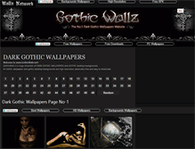 Tablet Screenshot of gothicwallz.net